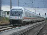 IC 2376 Karlsruhe-Binz,am 31.August 2013,bei der Einfahrt in den Bahnhof Bergen/Rgen.Schublok war 101 092.