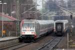 101 144 mit IC 134 nach Luxemburg Einfahrend und IC 133 nach Norddeich Mole Ausfahrend in Recklinghausen 28.12.2013