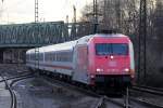 101 080-0 mit IC 2406 nach Stralsund Hbf.