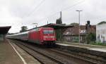 DB 101 109-7 mit dem IC 2048 von Dresden Hbf nach Köln Hbf, am 30.07.2014 in Magdeburg Buckau.