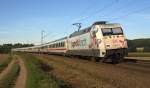 DB Fernverkehr 101 050  50 Jahre jugend forscht  mit IC 2213 Ostseebad Binz - Stuttgart Hbf (Vehrte, 02.10.15).