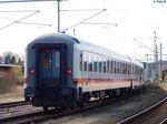 Der letzte Wagen eines IC in Lietzow am 17.04.2016 