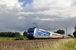 DB Fernverkehr 101 042  ECOPHANT  mit IC 2024 Nürnberg Hbf -Hamburg - Altona (Diepholz, 10.08.16).