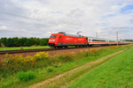 101 015-6 mit IC 2383 von Berlin Hbf (tief) nach Leipzig Hbf.