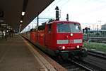 Am Morgen des 18.08.2015 stand die 181 218-9 mit einer IC-Leergarnitur aus Karlsruhe Hbf am Bahnsteig 5 in Basel Bad Bf und wartete darauf das die Wagen ins Werk rangiert werden und sie dann aufs