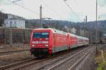 101 108-9 & 101 047 DB in Wuppertal Steinbeck, März 2021.