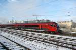 RJ 63 (90 703 `Linz´) auf seiner Jungfernfahrt am 14.12.08 in Mnchen Ost