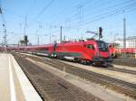 1116 204-7 fhrt in den Mnchner Hbf ein am 07.04.2009