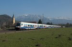 Der Ski-WM Railjet am 19.03.16 am Kloster Raisach bei Niederaudorf