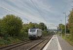 Akiem 37025 als Triebfahrzeugfahrt im Bahnhof Bönen-Nordbögge (23.09.2022) 