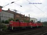 Ein Diesellokzug durchquert ebenfals am 08.08.08 den Hamburger Hbf 