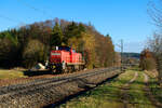 294 804 DB Cargo als Lz bei Postbauer-Heng Richtung Nürnberg, 07.03.2021