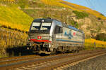 193 109 der SBB als Lz am 4.11.2024 bei Boppard.