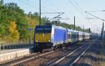 146 522 durchfuhr mit dem Interconnex von Berlin kommend am 20.09.12 Burgkemnitz in Richtung Leipzig.