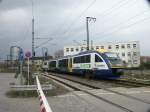 Connex als Dienstfahrt im Gleisdreieck in Dresden