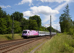 370 010 mit EC 54 von Gdynia Glowna nach Berlin HBF.Aufgenommen bei Fangschleuse am 16.6.2016