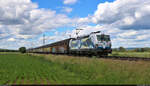 Autotransportzug (ARS Altmann AG) mit 6193 848-9 (Siemens Vectron) unterwegs bei Niedernjesa Richtung Eichenberg.