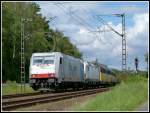 185 639 + 193 814 (kalt) fahren am 14.8.14 mit einem ARS Zug über die Nord-Süd-Strecke Richtung Süden.
Fotografiert bei Wehretal - Reichensachsen. 
