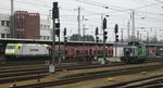 Captrain 185 598-0 macht Pause in Cottbus.