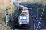 Metrans 386 030-1 auf der Hamm-Osterfelder Strecke in Recklinghausen 19.12.2019