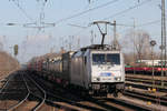 Metrans 386 030-1 in Recklinghausen-Süd 7.3.2020