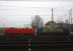 145 CL-014 und 185er beide von Crossrail stehen in Aachen-West.