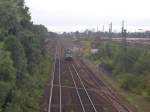 Der Gterbahnhof Karlsruhe am Samstag, den 2.