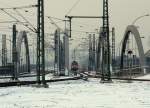 Wintereinbruch im Hafenbahnhof Hamburg-Sd - II, 28.1.2012 