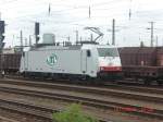 Die BR 186 140 stand in Dresden-Friedrichstadt und wartete auf die nchste Tour.