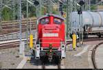 296 046-6 (DB V 90) DB rangiert am Ablaufberg der neuen Zugbildungsanlage (ZBA) Halle (Saale).