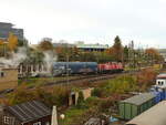 DB 290 632-9 am 01.11.2021 beim rangieren in Kornwestheim Rbf.