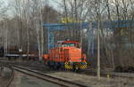 MaK DE 502 ( B & V Leipzig GmbH) BVUL 271 003-2 in Leipzig Engelsdorf bei RailMaintGmbH 27.03.2018