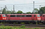 DB 111 083-2 im DB Stillstandsmanagement Leipzig Engelsdorf 19.06.2019 