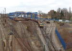 Das Vossloh Rail Center am 07.04.2021 in Leipzig Engelsdorf.