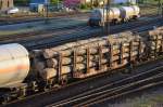 Es werden nicht immer nur  Streichhölzer  Transportiert Güterwagen: DB 37 80 4723 601-3 SNI Snps 719 in Leipzig Engelsdorf 05.06.2015