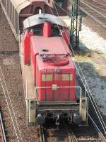 Dieselok 291 032 auf dem Rangierbahnhof Maschen im August 2002.