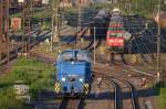 346 970-7 R&R - Road & Railservice Aschersleben und DB 185 056-9 in Leipzig Engelsdorf 05.06.2015