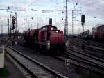 DB Schenker Rail 294 837-0 mit Schüttgutwagenzug am 20.02.14 in Mainz Bischofsheim Rbf