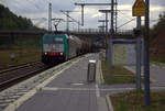 Die Cobra 2816 kommt mit einem gemischten Güterzug aus Antwerpen-Noord(B) nach Köln-Gremberg(D) und kommt aus Richtung Aachen-West,Aachen-Schanz,Aachen-Hbf,Aachen-Rothe-Erde,Aachen-Eilendorf