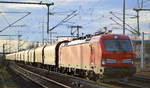 DB Cargo AG [D] mit  193 398  [NVR-Nummer: 91 80 6193 398-5 D-DB] und gemischtem Güterzug Richtung Ziltendorf EKO am 15.01.20 Bf. Flughafen Berlin Schönefeld.