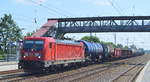 DB Cargo AG [D] mit  187 179  [NVR-Nummer: 91 80 6187 179-7 D-DB] und gemischtem Güterzug Richtung Seddin am 27.06.20 Bf.