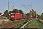Gemischter Gz mit 187 109-4 durchfährt den Hp Zscherben auf Gleis 1 Richtung Teutschenthal.

🧰 DB Cargo
🚩 Bahnstrecke Halle–Hann. Münden (KBS 590)
🕓 17.9.2020 | 17:48 Uhr