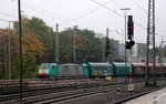 Die Cobra 2830  kommt aus Richtung Montzen/Belgien mit einem Güterzug aus Kinkempois(B) nach Köln-Gremberg und fährt in Aachen-West ein.