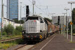 Vossloh 4185 045-6 in Diensten von DBC in Bremen-Neustadt 22.8.2023