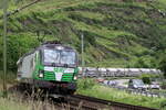 193 728 mit Schüttgutwagen am 25.05.2024 in Oberwesel