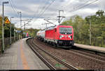 Kesselzug mit 187 164-9 DB durchfährt den Hp Magdeburg Herrenkrug auf der Bahnstrecke Berlin–Magdeburg (KBS 201) Richtung Biederitz.
[17.10.2019 | 15:15 Uhr]