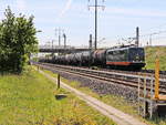 Hectorrail 162.008 „ Damiel“ (91 80 6 151 003-1 D-HCTOR) mit Kesselwagenzug (Dieselkraftstoff) am 21.