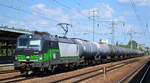 ecco-rail GmbH, Wien [A] mit der ELL Vectron  193 241  [NVR-Nummer: 91 80 6193 241-7 D-ELOC] und Kesselwagenzug am 17.08.20 Bf.