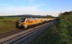 LTE 2 159 256 mit Kreideschlammzug aus Österreich auf dem Weg nach Schwedt. Dieser Zug konnte zum Abendlicht am 30.04.2024 in Martinlamitz aufgenommen werden. 