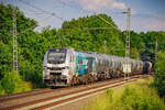 Am 13.06.2023 fuhr 159 209 von BSAS mit einem Kesselzug durch Steinpleis in Richtung Hof.